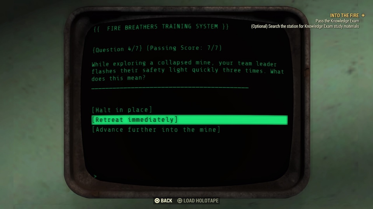 How to Answer the Fallout 76 Fire Breathers Test Correctly