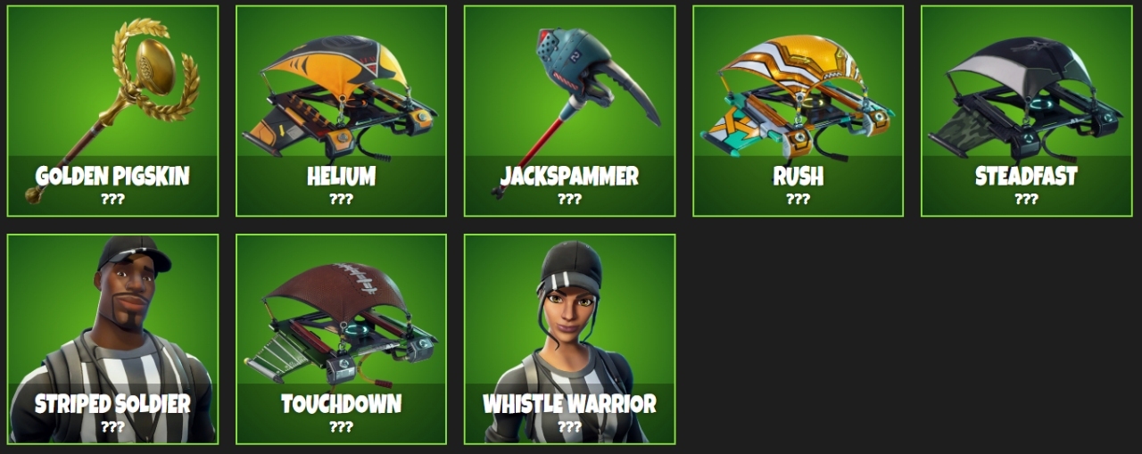 Leaked Fortnite Season 6 Items, Batch 4