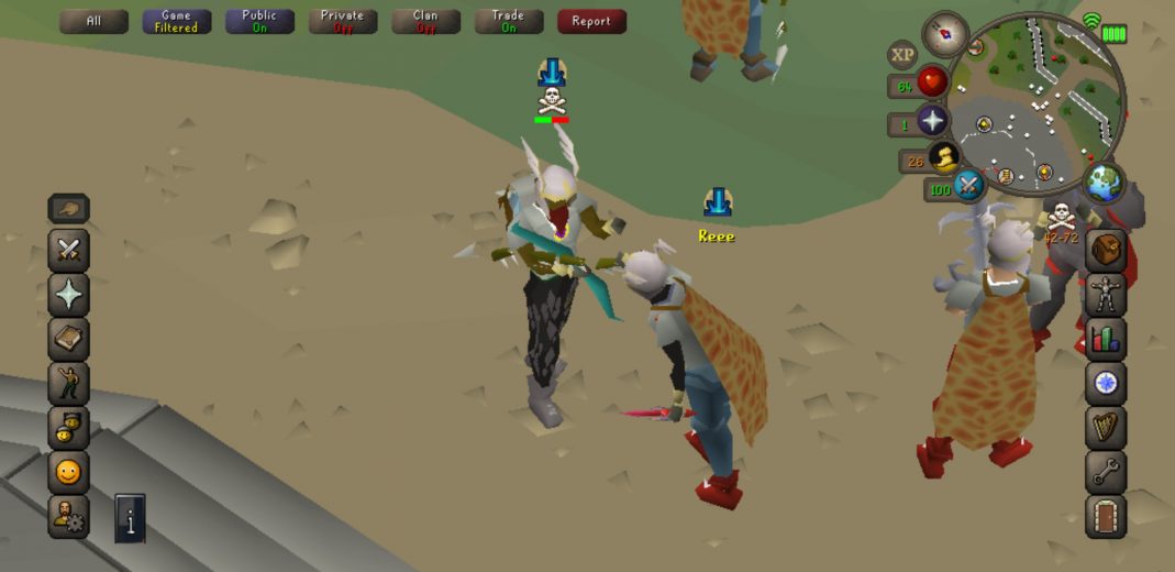 PKing on Oldschool Runescape Mobile