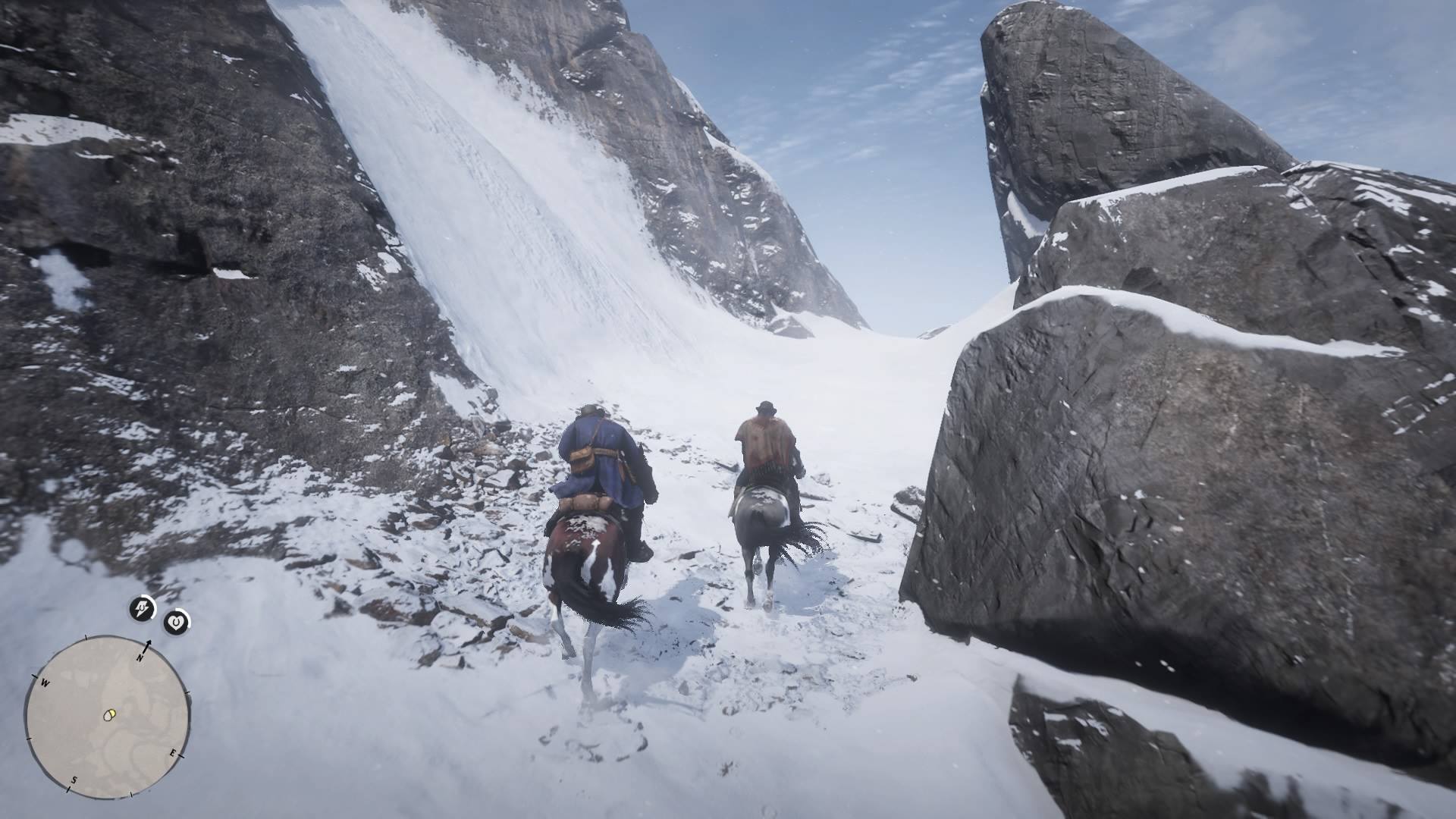 The opening hours of Red Dead Redemption are slow and snowy.