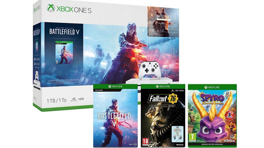 Amazon Offers Xbox One S with Battlefield 5, Fallout 76, and Spyro