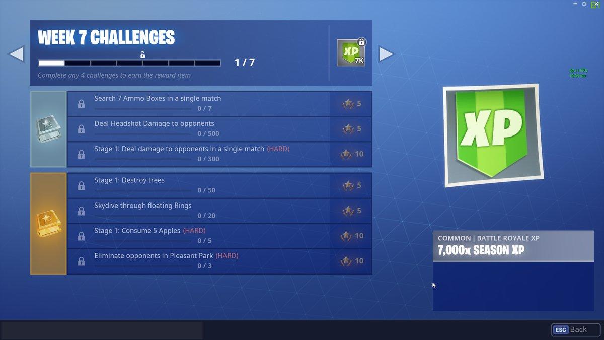 The Fortnite Season 6 Week 7 Challenges have just been leaked.