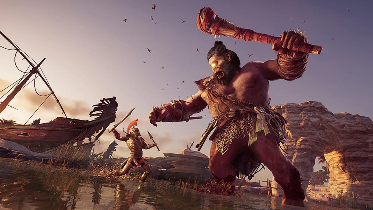 Assassin's Creed Odyssey Update Adds Steropes The Cyclops Today