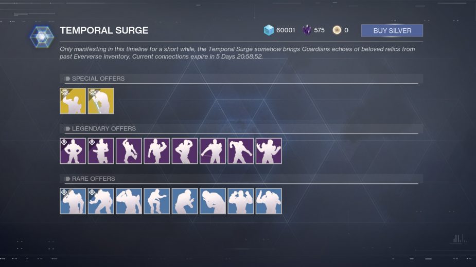 Destiny 2's Temporal Surge is now live.