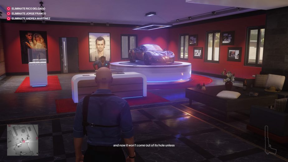 Hitman 2's Brief History of Rico Delgado challenge involves activating trophy terminals.