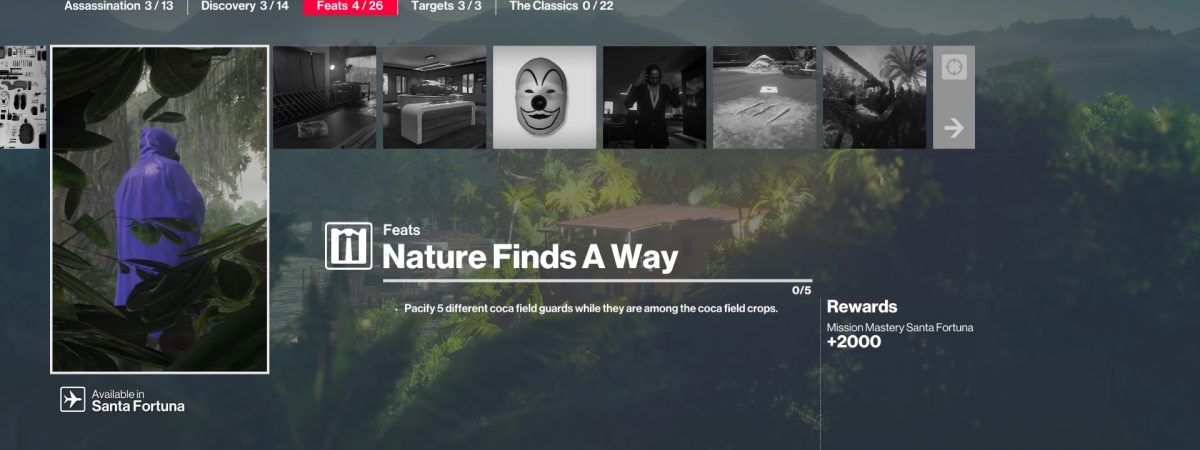 Hitman 2 Nature Finds a Way guide.