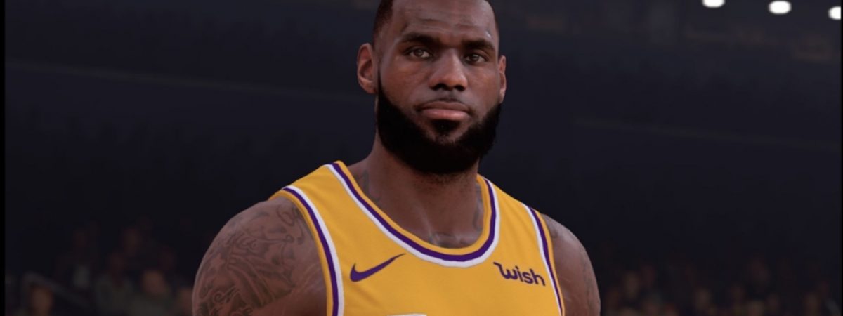 nba 2k19 cover athlete lebron james i promise school game room