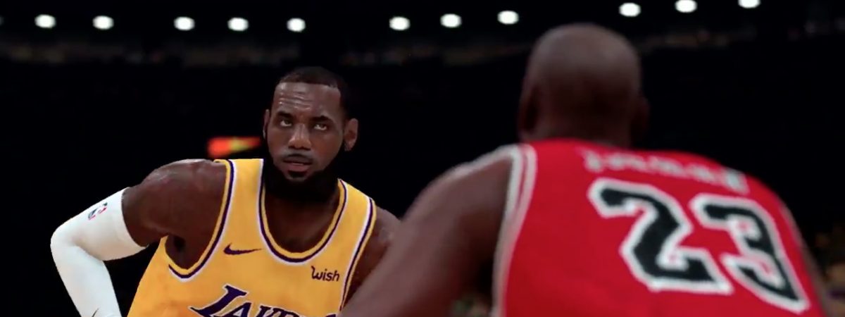 nba 2k19 highlights lebron vs jordan impressive game stats