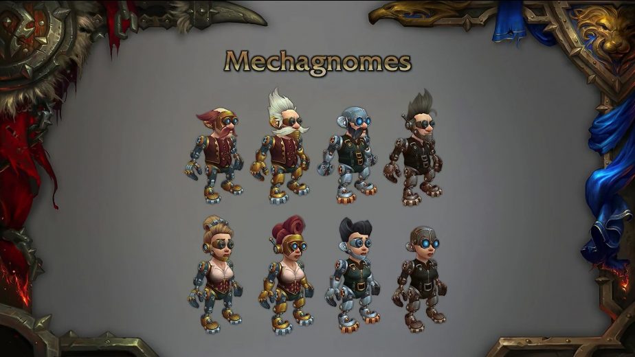 World of Warcraft's 8.2 patch includes Mechagnomes.