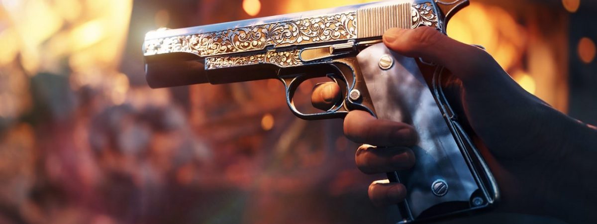 Battlefield 5 Subscriber Reward is a Silver Plated M1911