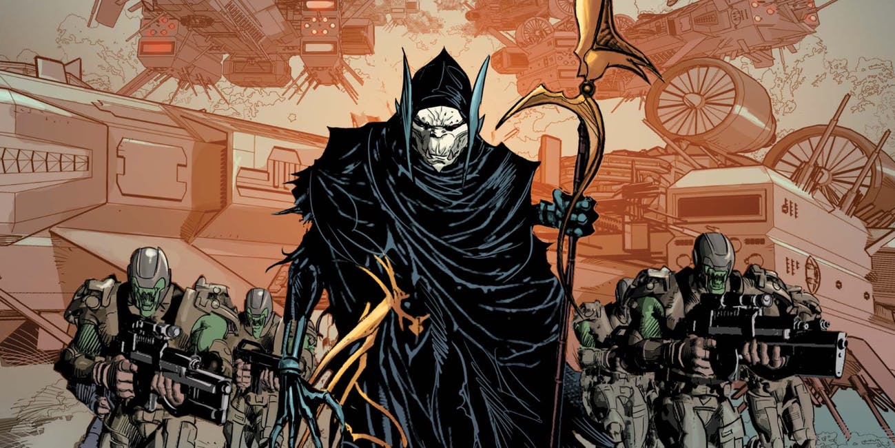 Corvus Glaive's Blade Grants Him Immortality