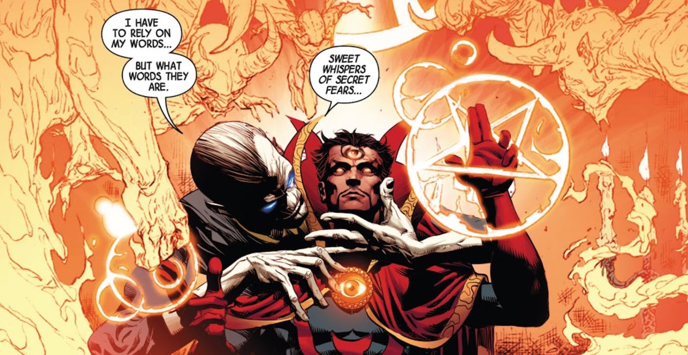 Ebony Maw Dominates Doctor Strange And Displays His Strength