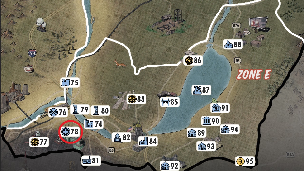 Fallout 76 карта