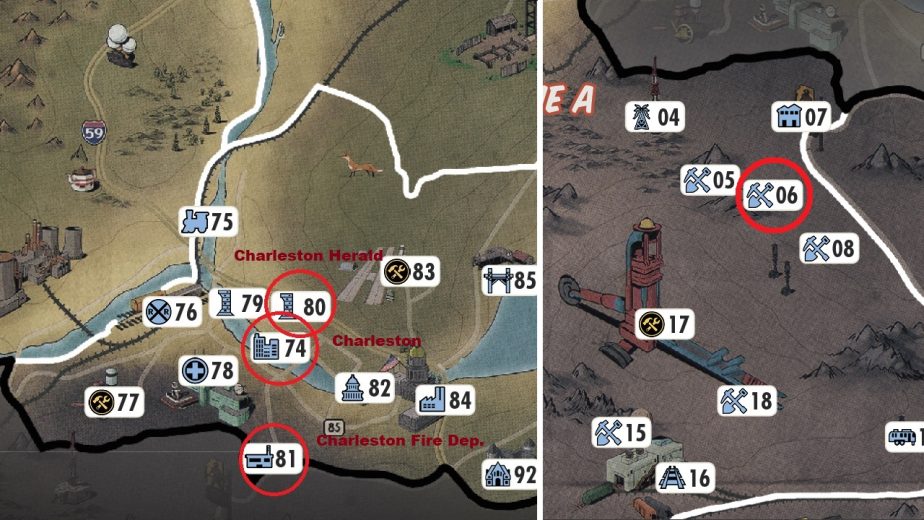 Fallout 76 Into the Fire Locations
