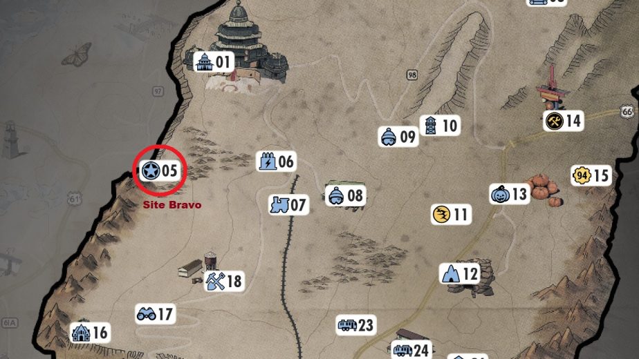 Fallout 76 Mission Countdown Locations 1