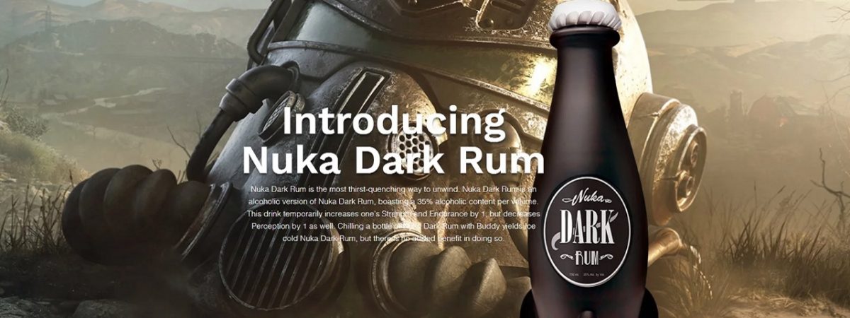 Fallout 76 Nuka Dark Rum Comes in a Plastic Bottle