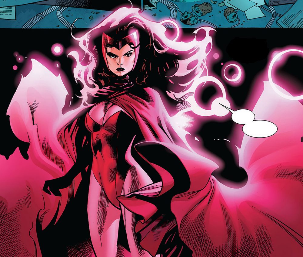 Scarlet Witch Rocks Her Classic Red Look