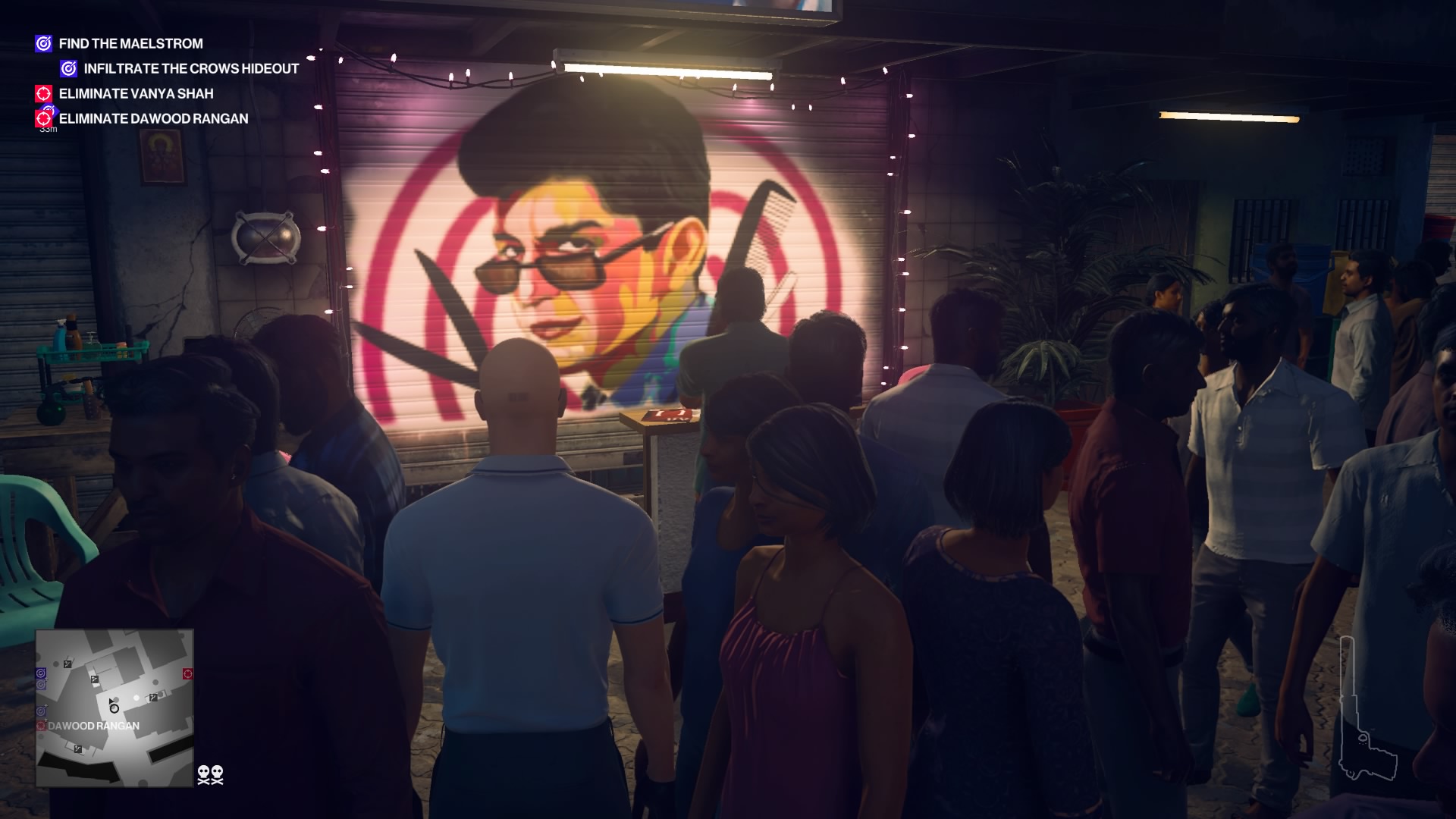 Hitman 2's Mumbai barber shop.