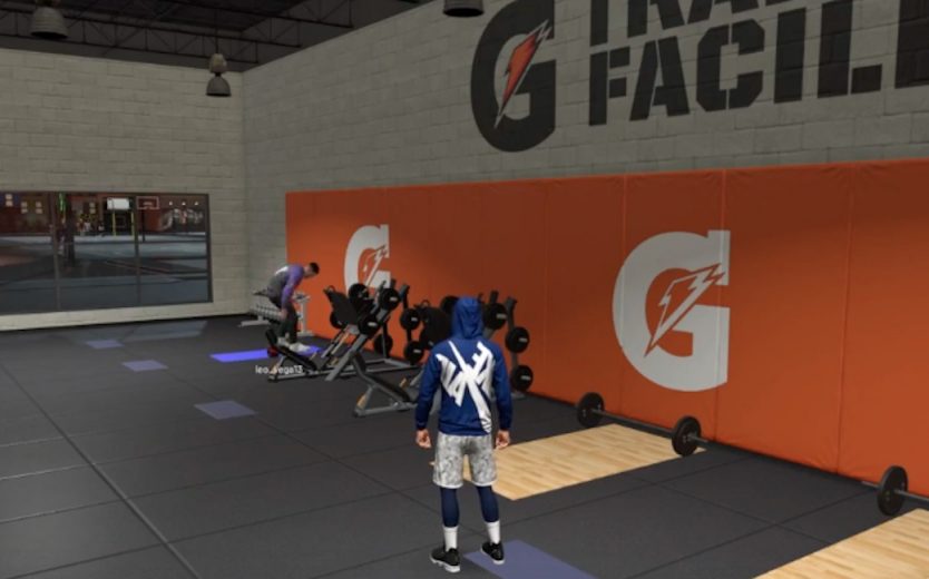 nba 2k19 gatorade training facility