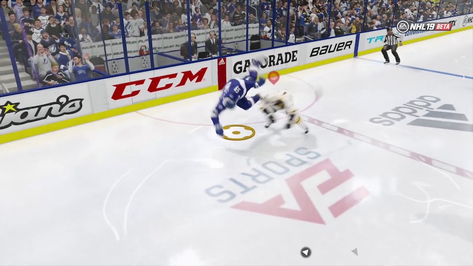 nhl 19 hip check screenshot