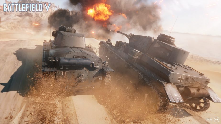 Battlefield 5 Update Adds a New Axis Tank