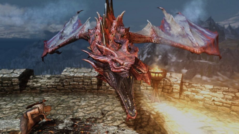 biggest dragon in skyrim