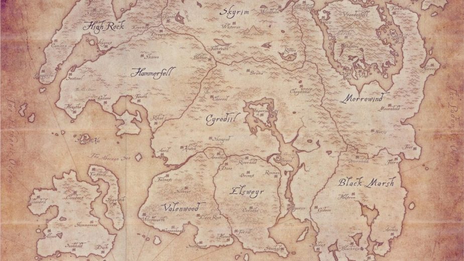 Elder Scrolls 6 Tamriel Map
