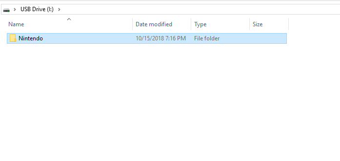 The Nintendo Folder where Super Smash Bros Ultimate replays are stored