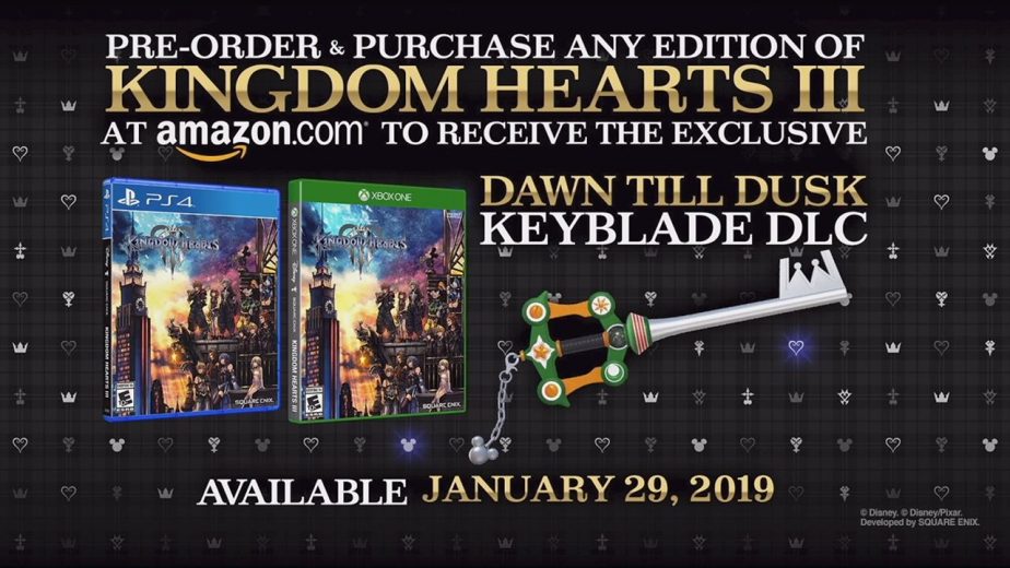 Kingdom Hearts 3 Dawn Till Dusk Keyblade