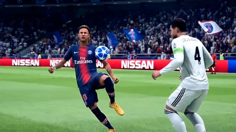 fifa 19 knee juggling skill move