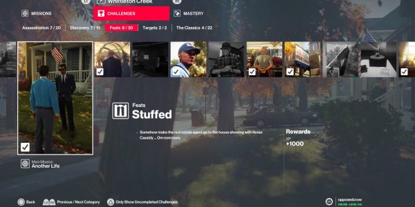 Hitman 2 Stuffed challenge guide.