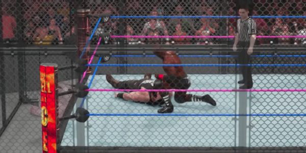 wwe 2k19 hell in a cell how to break cell play match win