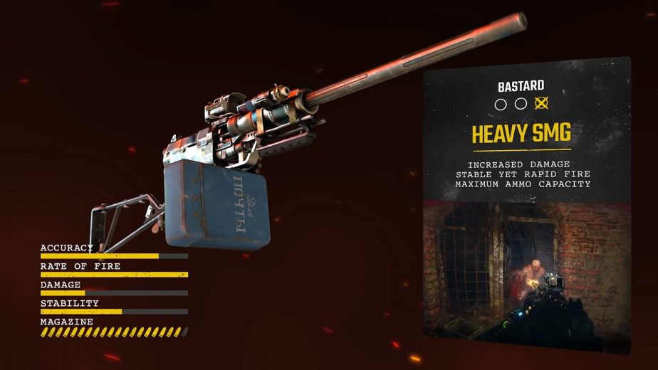 Metro Exodus Bastard Gun Weapon Heavy SMG