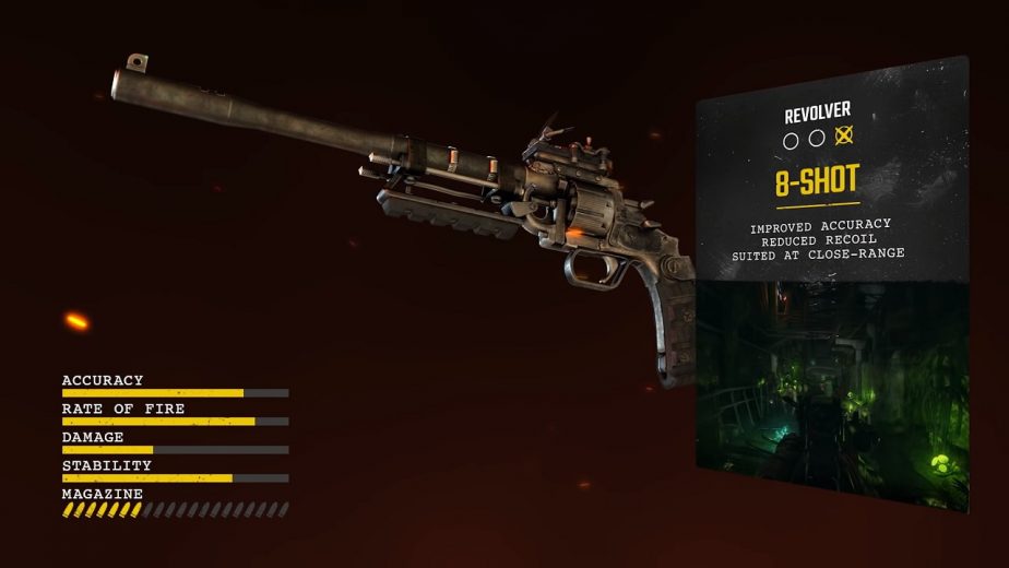 Metro Exodus Revolver Weapon 8-Shot