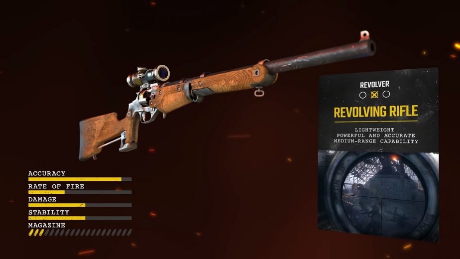 Metro Exodus Revolver Weapon Revolving Rifle