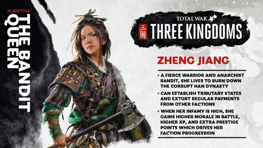 Total War Three Kingdoms Heroes Zheng Jiang Details