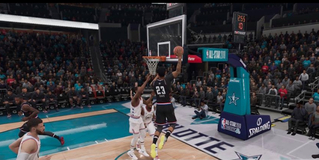 anthony davis dunks nba live 19 all star game