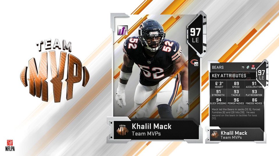 madden 19 ultimate team mvps khalil mack