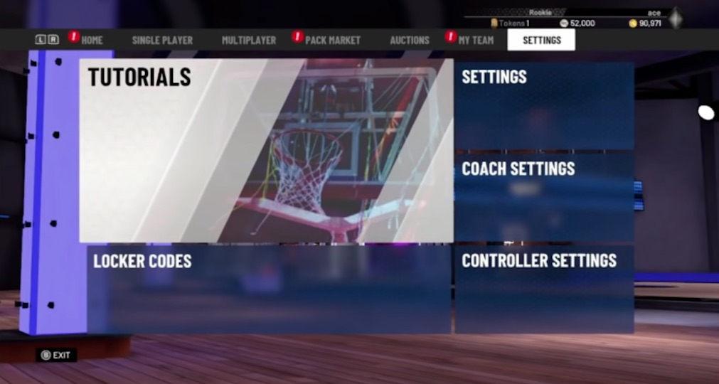 nba 2k19 myteam locker code screen