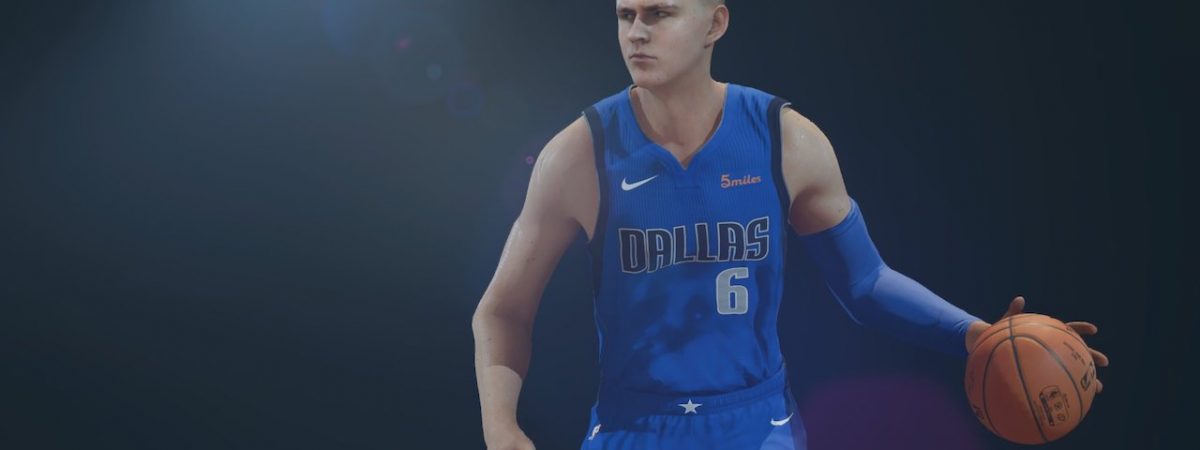 kristaps mavs jersey