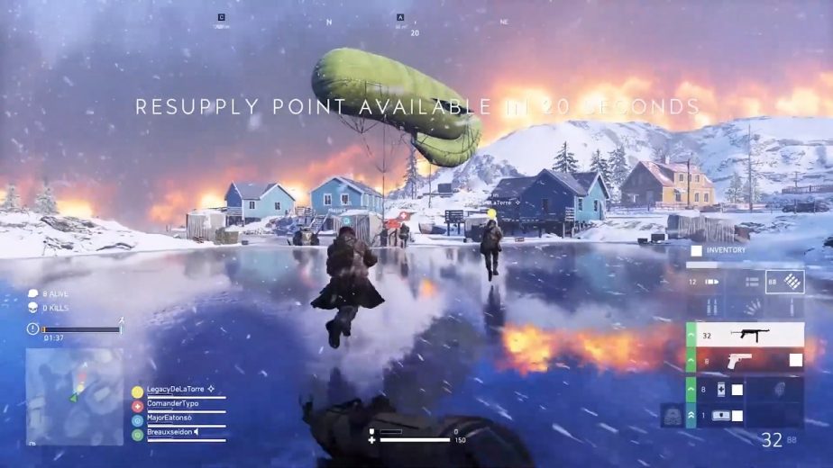 Battlefield 5 Firestorm Objectives Re-supply Points