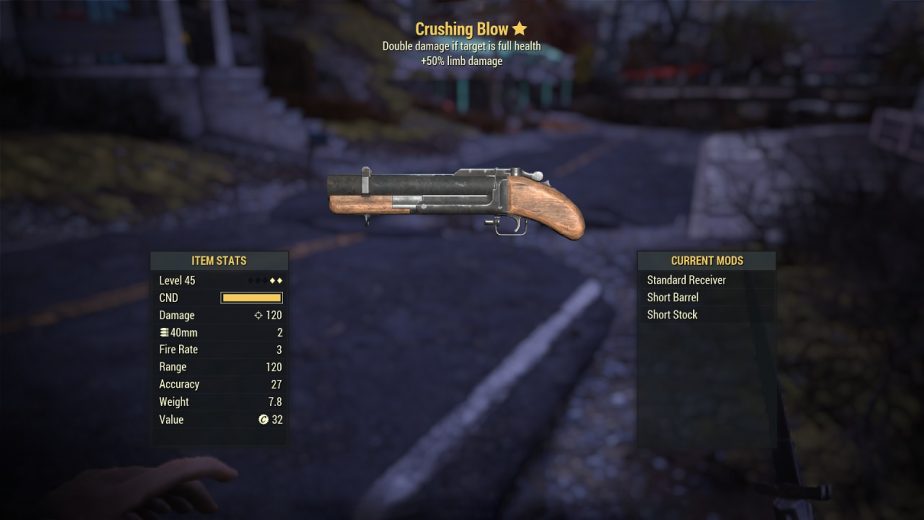 The First Six Fallout 76 Survival Mode Legendary Weapon Rewards