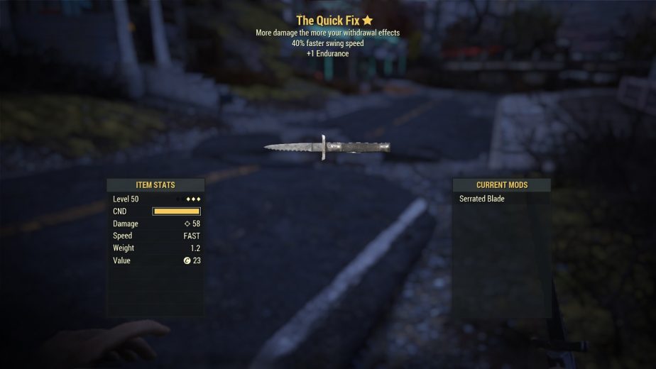 Fallout 76 Legendary Weapons The Quick Fix