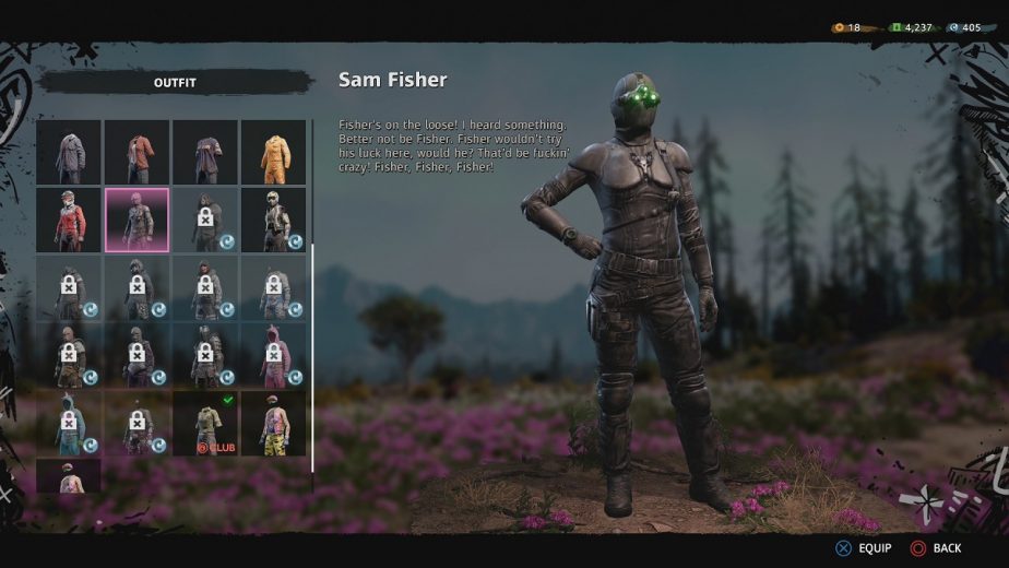 Far Cry New Dawn Splinter Cell Easter Egg Outfit