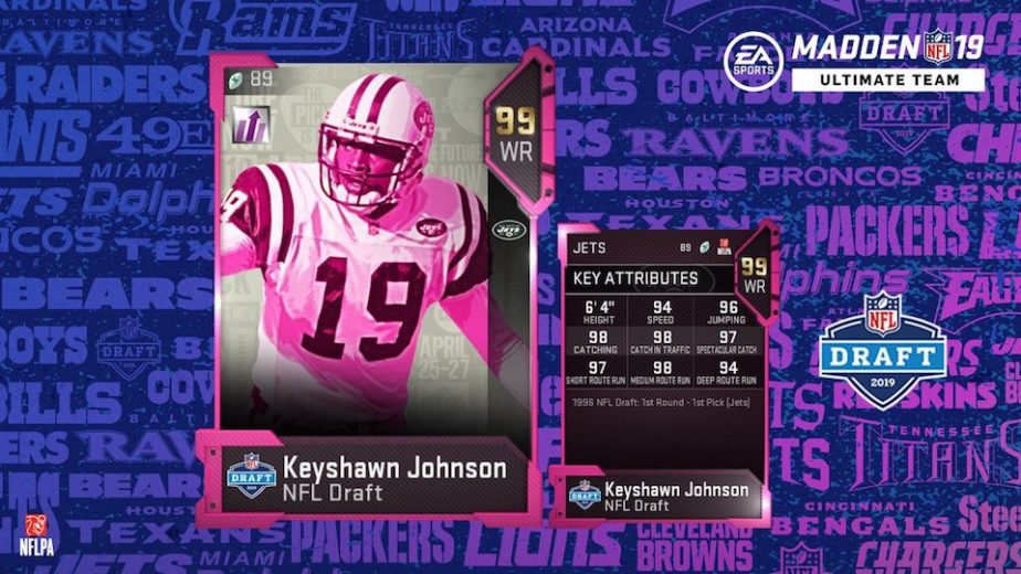 madden 19 path to the draft keyshawn johnson