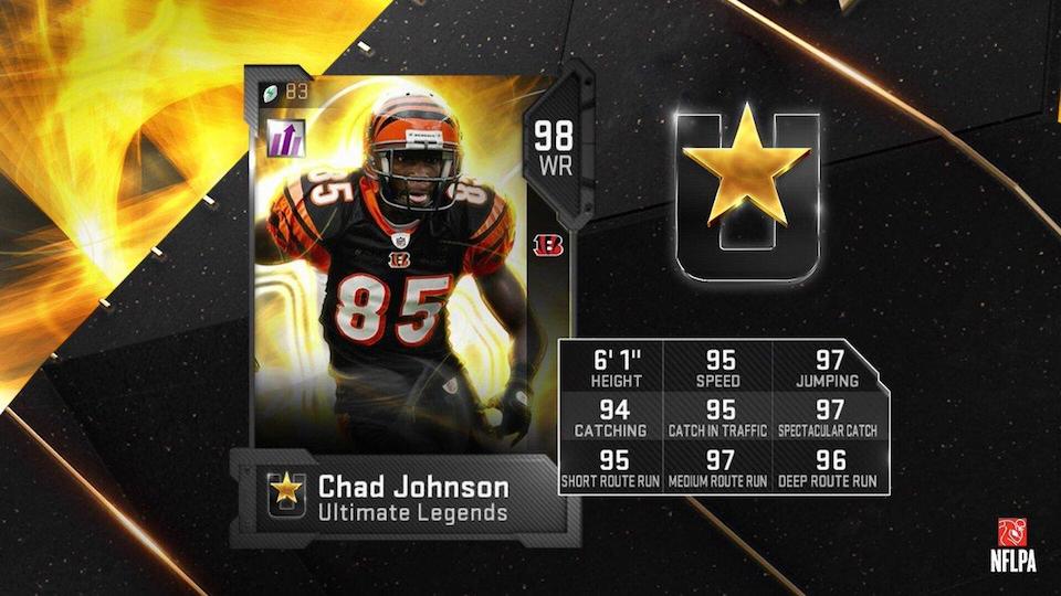 madden 19 ultimate legends chad johnson card