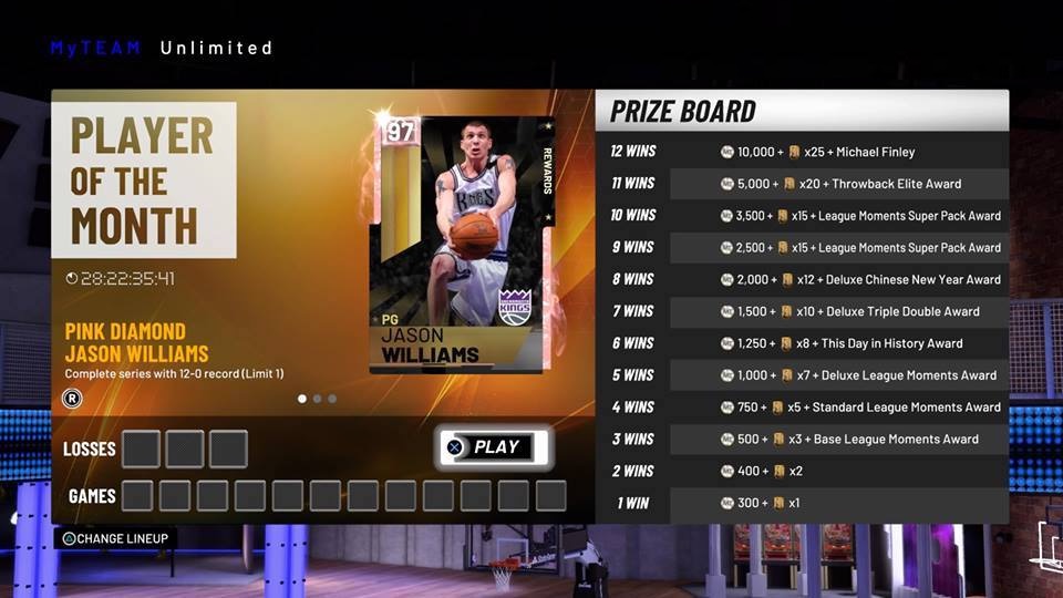 nba 2k19 myteam unlimited promotion march