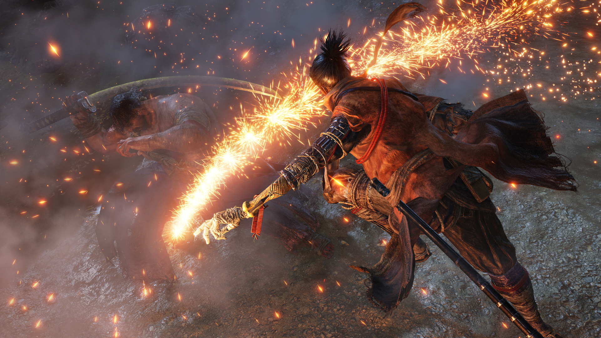 Sekiro Juzou the Drunkard boss fight