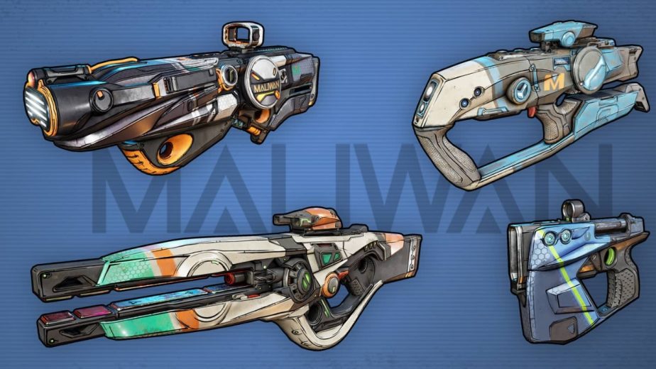 Borderlands 3 Gun Manufacturers Maliwan