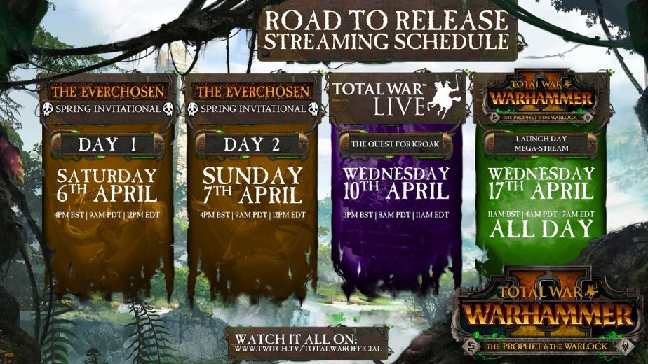 Total War Warhammer 2 DLC Total War Livestreams